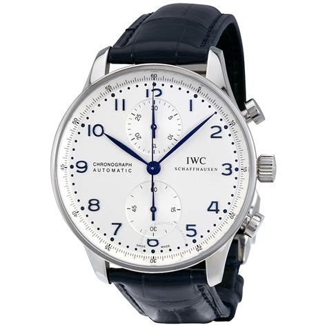 iwc white dial chronograph|iwc chronograph price.